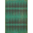 Product Image of Contemporary / Modern Muted Teal, Distressed Black, Green - Frankenstein Area-Rugs