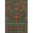 Product Image of Floral / Botanical Distressed Charcoal, Teal - A Garden to Walk In Area-Rugs
