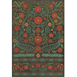 Product Image of Floral / Botanical Spicher and Company &middot; Classic Vintage Vinyl &middot; Pattern 36 &middot; Distressed Charcoal, Teal - A Garden to Walk In Area-Rugs