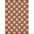 Product Image of Geometric Red, Cream, Distressed Black - Lee Area-Rugs