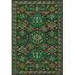 Product Image of Southwestern Spicher and Company &middot; Williamsburg Vintage Vinyl &middot; Traditional &middot; Green, Distressed Black - Dill Area-Rugs