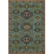 Product Image of Southwestern Blue, Green, Distressed Black - Stone Blue Area-Rugs
