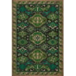 Product Image of Southwestern Cream, Green, Distressed Black - Thyme Area-Rugs