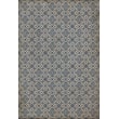 Product Image of Geometric Spicher and Company &middot; Williamsburg Vintage Vinyl &middot; Tarpley &middot; Blue, Cream - Atkinson Area-Rugs