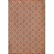 Product Image of Geometric Spicher and Company &middot; Williamsburg Vintage Vinyl &middot; Tarpley &middot; Red, Cream - Clemens Area-Rugs