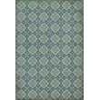 Product Image of Geometric Spicher and Company &middot; Williamsburg Vintage Vinyl &middot; Tarpley &middot; Blue, Cream - Tarleton Area-Rugs