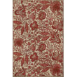 Product Image of Floral / Botanical Spicher and Company &middot; Williamsburg Vintage Vinyl &middot; Garden Gate &middot; Red, Cream - A Bird Came Down the Walk Area-Rugs