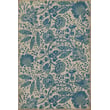 Product Image of Floral / Botanical Spicher and Company &middot; Williamsburg Vintage Vinyl &middot; Garden Gate &middot; Blue, Cream - A Slash of Blue Area-Rugs