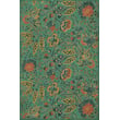 Product Image of Floral / Botanical Spicher and Company &middot; Williamsburg Vintage Vinyl &middot; Garden Gate &middot; Green, Mustard, Orange - Happy Little Stone Area-Rugs