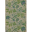 Product Image of Floral / Botanical Spicher and Company &middot; Williamsburg Vintage Vinyl &middot; Garden Gate &middot; Green, Blue, Cream - West Wind Area-Rugs