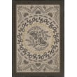 Product Image of Contemporary / Modern Cream, Gold, Distressed Black - Lilly Dale Area-Rugs