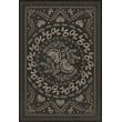 Product Image of Contemporary / Modern Distressed Black, Cream - The Rolling of Stones Area-Rugs