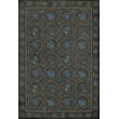 Product Image of Contemporary / Modern Distressed Black, Blue - Delphinium Area-Rugs
