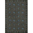 Product Image of Contemporary / Modern Spicher and Company &middot; Williamsburg Vintage Vinyl &middot; Crewelwork &middot; Distressed Black, Blue - Delphinium Area-Rugs