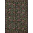 Product Image of Contemporary / Modern Spicher and Company &middot; Williamsburg Vintage Vinyl &middot; Crewelwork &middot; Distressed Black, Pink, Green - Dianthus Area-Rugs