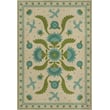 Product Image of Floral / Botanical Distressed Cream, Blue, Green - Azure Moss Area-Rugs