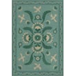 Product Image of Floral / Botanical Blue, Green, Cream - Barred Clouds Bloom Area-Rugs