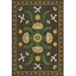 Product Image of Floral / Botanical Green, Mustard, Cream - The Greenest Dells Area-Rugs