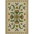 Product Image of Floral / Botanical Spicher and Company &middot; Williamsburg Vintage Vinyl &middot; Applique &middot; Distressed Beige, Green, Mustard - Wild Bees Song Area-Rugs