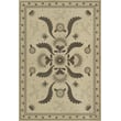 Product Image of Floral / Botanical Spicher and Company &middot; Williamsburg Vintage Vinyl &middot; Applique &middot; Distressed Cream, Grey, Black - With Joy We Strung Area-Rugs