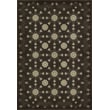 Product Image of Floral / Botanical Spicher and Company &middot; Williamsburg Vintage Vinyl &middot; Needlework &middot; Distressed Black, Cream - Lucy and the Loom Area-Rugs