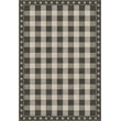 Product Image of Country Spicher and Company &middot; Williamsburg Vintage Vinyl &middot; Gingham Tile &middot; Distressed Black, Cream Area-Rugs