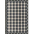 Product Image of Country Spicher and Company &middot; Williamsburg Vintage Vinyl &middot; Gingham Tile &middot; Blue, Cream Area-Rugs