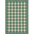 Product Image of Country Spicher and Company &middot; Williamsburg Vintage Vinyl &middot; Gingham Tile &middot; Green, Cream Area-Rugs
