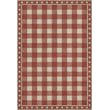 Product Image of Country Spicher and Company &middot; Williamsburg Vintage Vinyl &middot; Gingham Tile &middot; Red, Cream Area-Rugs