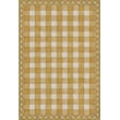 Product Image of Country Spicher and Company &middot; Williamsburg Vintage Vinyl &middot; Gingham Tile &middot; Yellow, Cream Area-Rugs