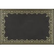 Product Image of Contemporary / Modern Distressed Black, Gold - Breviary Area-Rugs