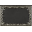 Product Image of Contemporary / Modern Distressed Black, Silver - Treatise Area-Rugs