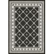 Product Image of Geometric Spicher and Company &middot; Mosaic Vintage Vinyl &middot; Design A &middot; Distressed Black, Ivory - Elmhurst Avenue Area-Rugs