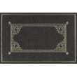 Product Image of Contemporary / Modern Distressed Black, Silver - Omnibus Area-Rugs