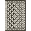 Product Image of Contemporary / Modern Distressed Black, Ivory - Queensboro Plaza Area-Rugs