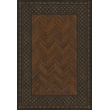 Product Image of Contemporary / Modern Spicher and Company &middot; Artisanry Vintage Vinyl &middot; University &middot; Brown, Black - Wharton Area-Rugs