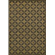 Product Image of Contemporary / Modern Spicher and Company &middot; Classic Vintage Vinyl &middot; Pattern 54 &middot; Yellow, Distressed Black - Cosmic Ray Area-Rugs