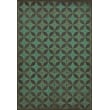 Product Image of Contemporary / Modern Green, Distressed Black - Draco Area-Rugs