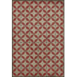 Product Image of Contemporary / Modern Spicher and Company &middot; Classic Vintage Vinyl &middot; Pattern 54 &middot; Beige, Red - Launch Pad Area-Rugs