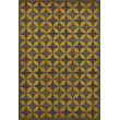 Product Image of Contemporary / Modern Distressed Black, Yellow - Light Year Area-Rugs