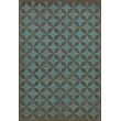 Product Image of Contemporary / Modern Spicher and Company &middot; Classic Vintage Vinyl &middot; Pattern 54 &middot; Blue, Distressed Black - Parallax Area-Rugs