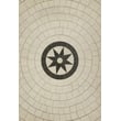 Product Image of Contemporary / Modern Spicher and Company &middot; Classic Vintage Vinyl &middot; Pattern 58 &middot; Cream, Distressed Black - Leonine Area-Rugs