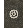 Product Image of Contemporary / Modern Distressed Black, Cream - Regnant Area-Rugs