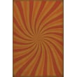 Product Image of Contemporary / Modern Red, Orange, Yellow - Fire Whirl Area-Rugs