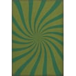 Product Image of Contemporary / Modern Green - Salt Water Taffy Area-Rugs