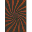 Product Image of Contemporary / Modern Distressed Black, Red - Under the Big Top Area-Rugs