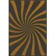 Product Image of Contemporary / Modern Spicher and Company &middot; Classic Vintage Vinyl &middot; Pattern 59 &middot; Distressed Black, Yellow - Vertigo Area-Rugs