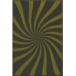 Product Image of Contemporary / Modern Distressed Black, Green - Vortex Area-Rugs