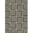 Product Image of Geometric Spicher and Company &middot; Classic Vintage Vinyl &middot; Pattern 60 &middot; Cream, Distressed Black - Inversion Area-Rugs