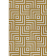 Product Image of Geometric Spicher and Company &middot; Classic Vintage Vinyl &middot; Pattern 60 &middot; Cream, Yellow - Retroversion Area-Rugs